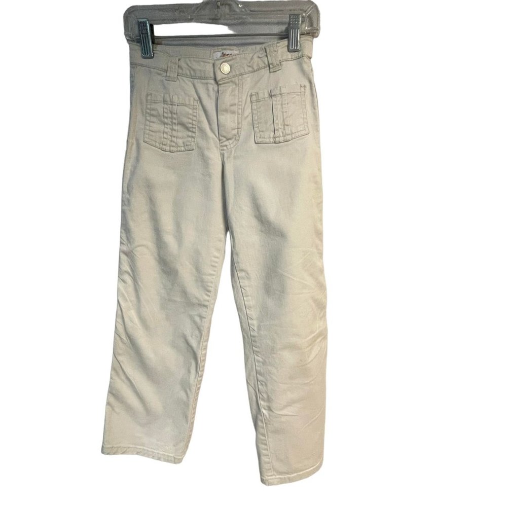 Circo Kids/Girls Bottoms School High Rise Off White Straight Leg Jeans Size 6X